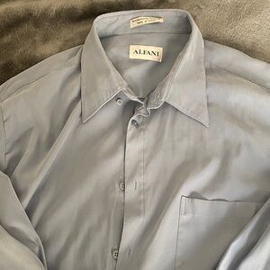 Alfani Men's Classic Light Gray Dress Shirt